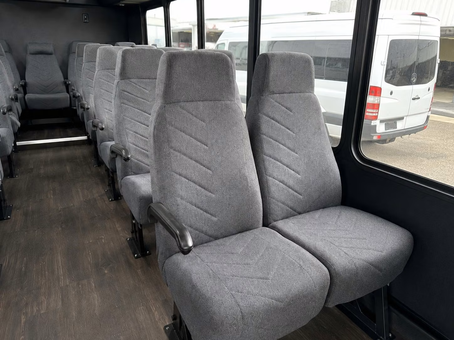 18 passenger minibus interior
