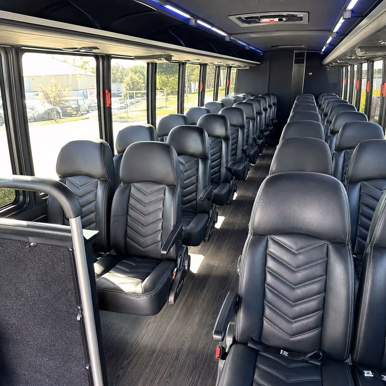 30 passenger minibus inside