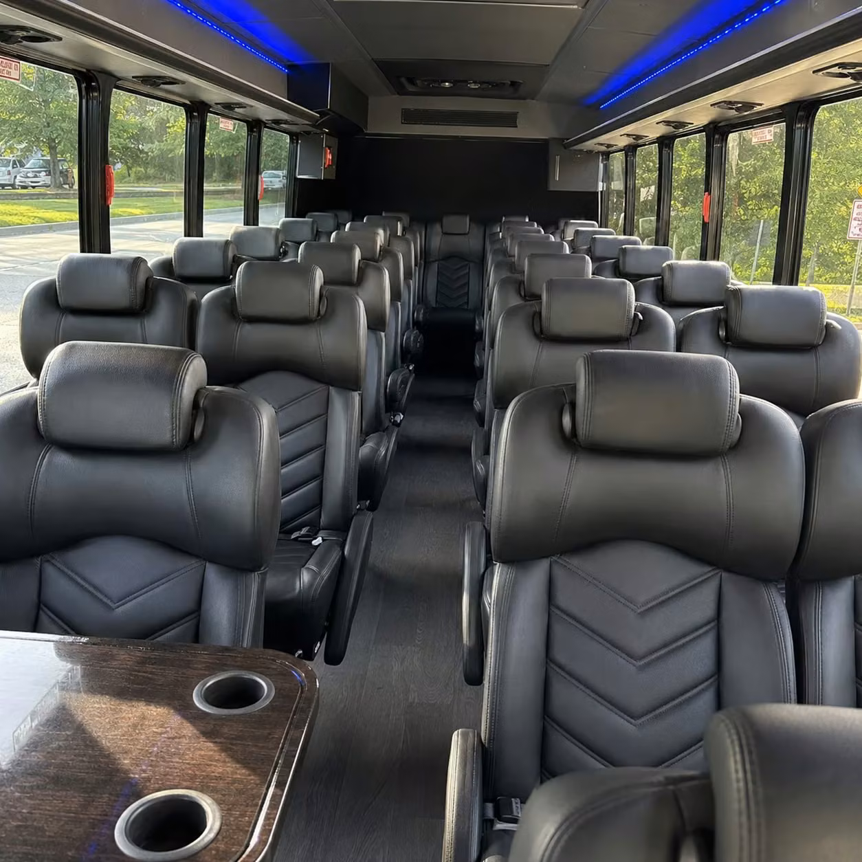 35 passenger minibus interior