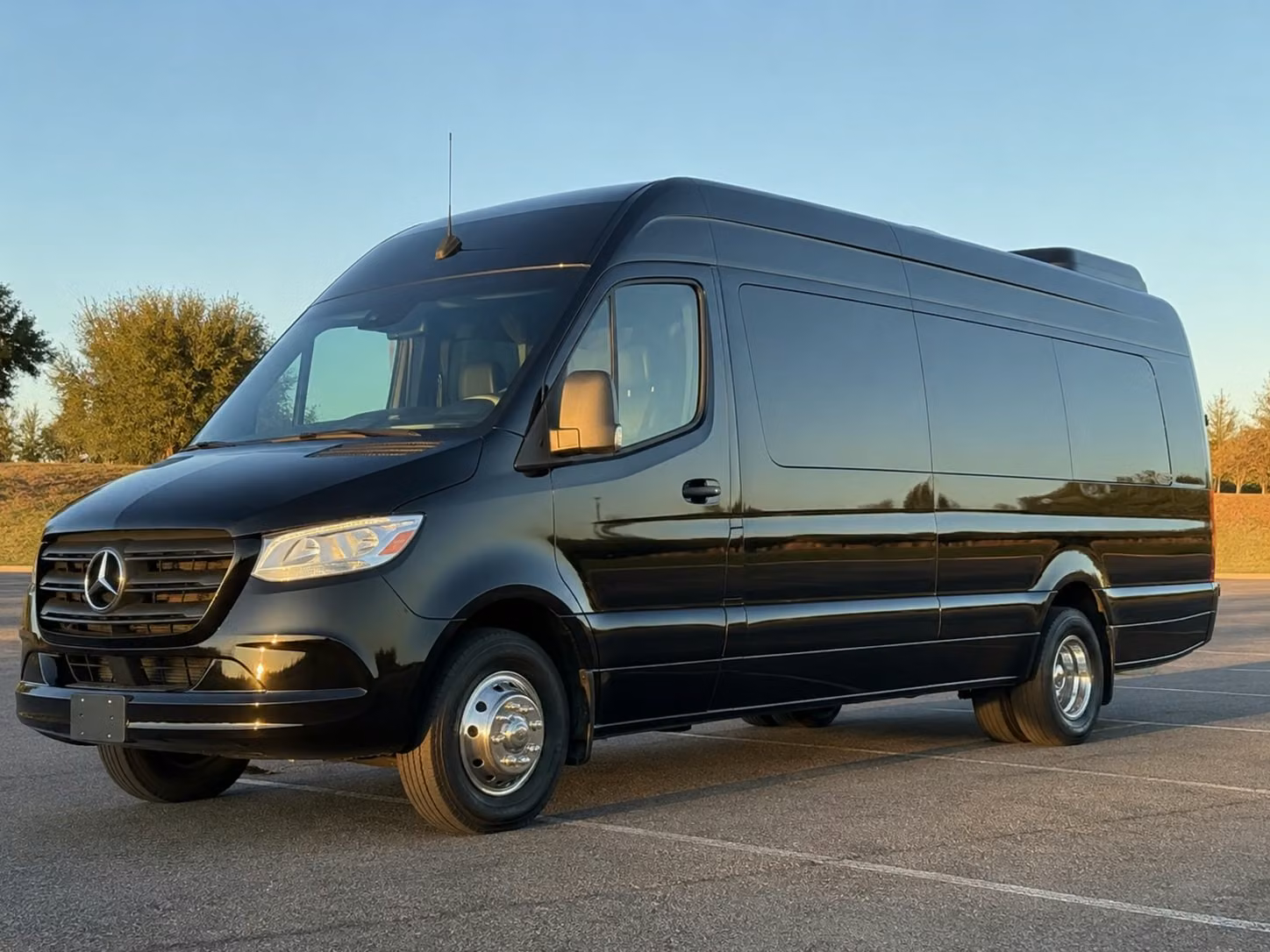 sprinter van with driver
