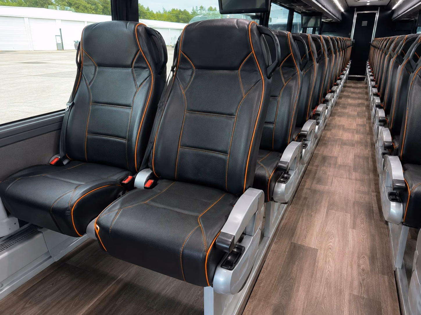yonkers charter bus interior