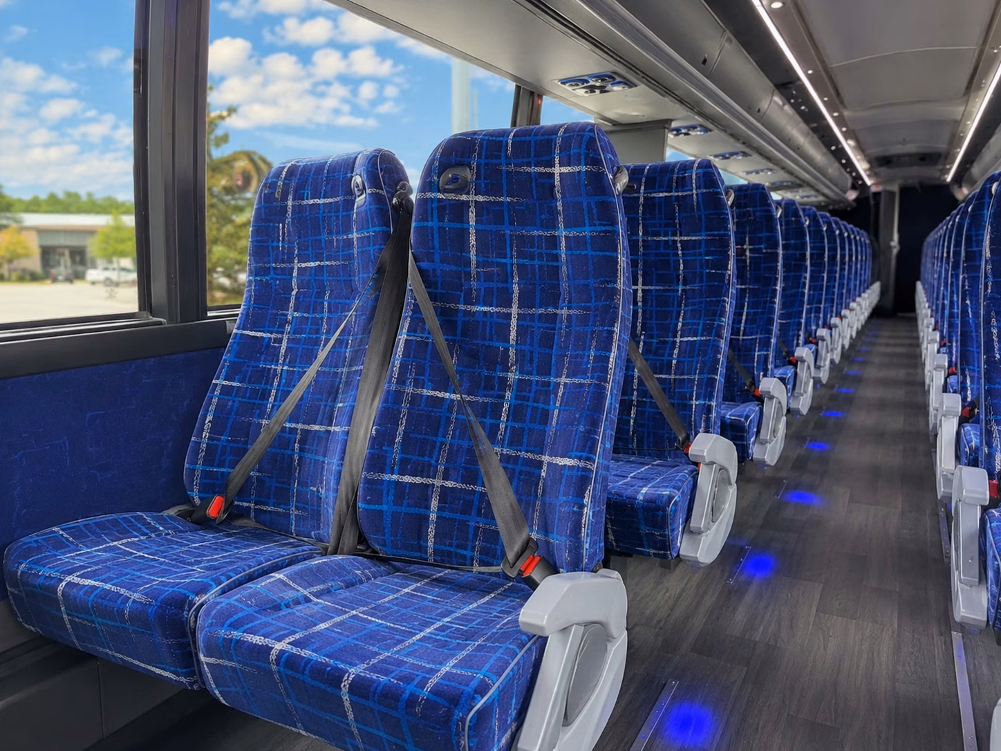 yonkers charter bus rental interior
